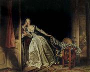 Jean Honore Fragonard The Stolen Kiss Spain oil painting artist